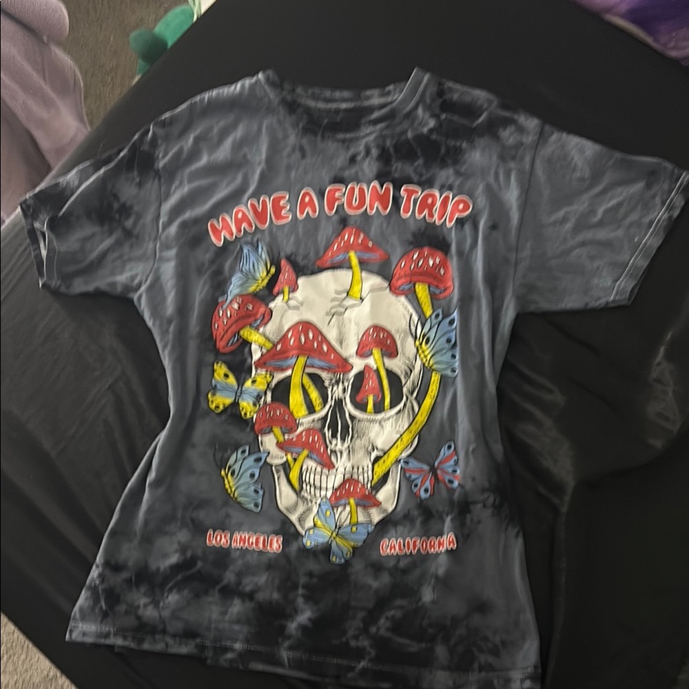 Graphic T-Shirt - Black tie die